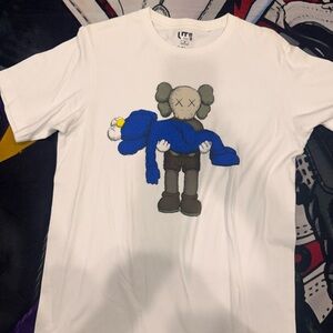 Uniqlo x KAWS White T-Shirt with Graphic Art
